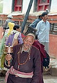 Ladakh - ladakhi attending the cham dances at Tak Tok monastery 